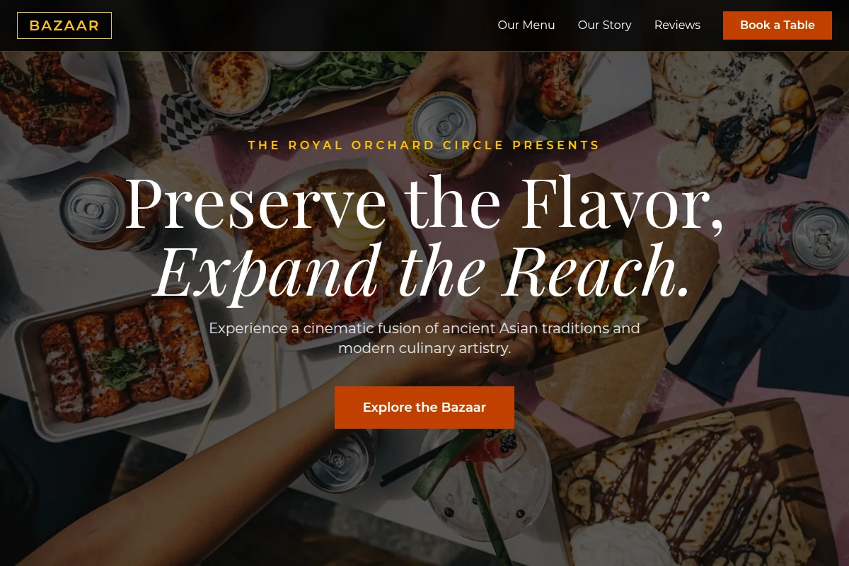 Bazaar Asian Fusion Food