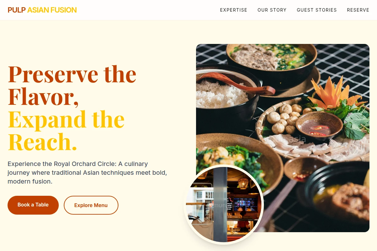 Pulp Asian Fusion Food