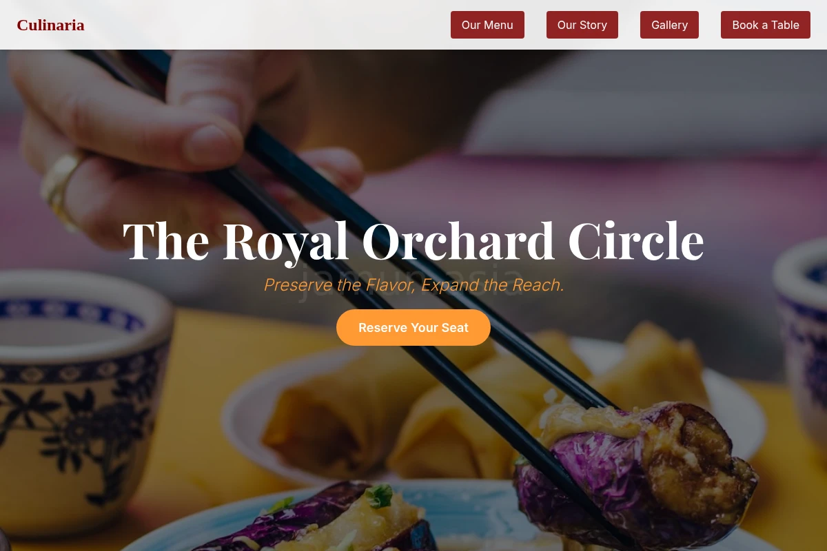 Culinaria Asian Fusion Food
