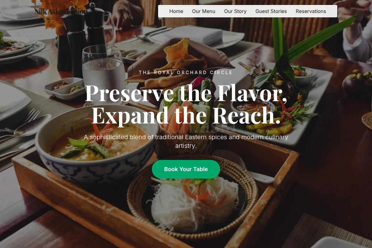 Silk Asian Fusion Food