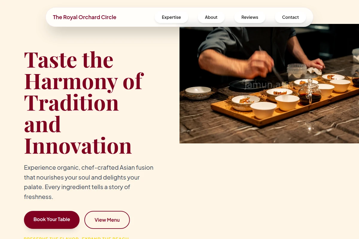 Organic Asian Fusion Food