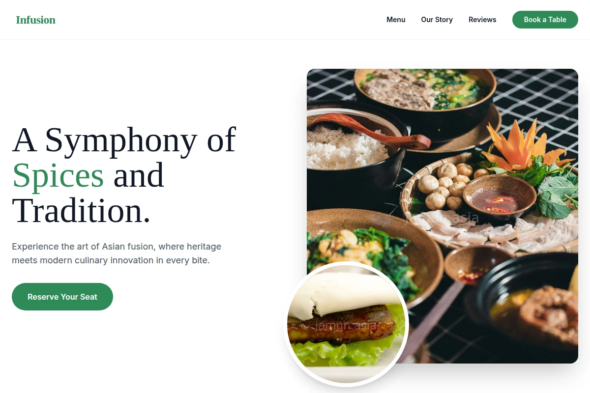 Infusion Asian Fusion Food
