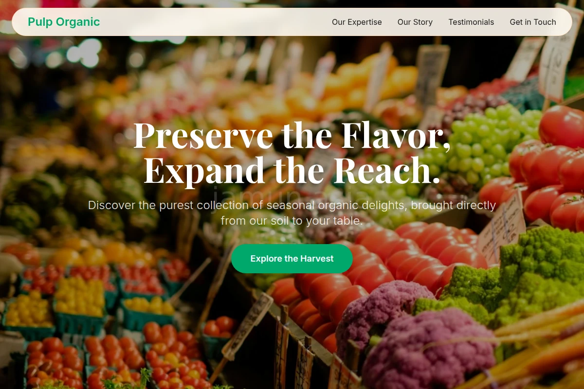 Pulp Organic Food